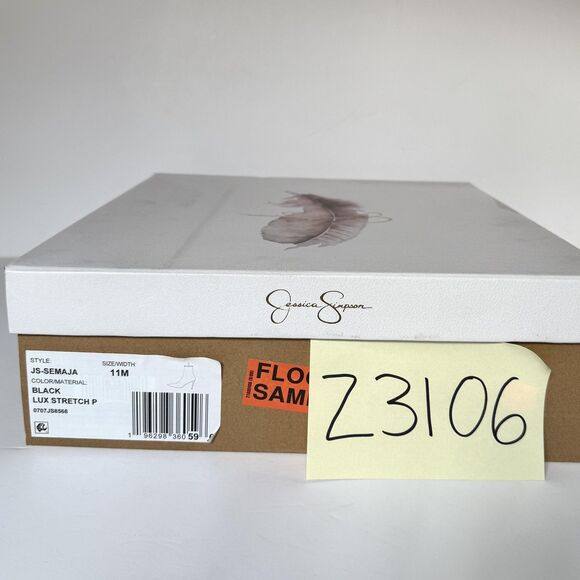 Jessica Simpson Boots Womens Size 11 Black Ankle Stiletto Pointed Toe JS-SEMAJA - Picture 9 of 9